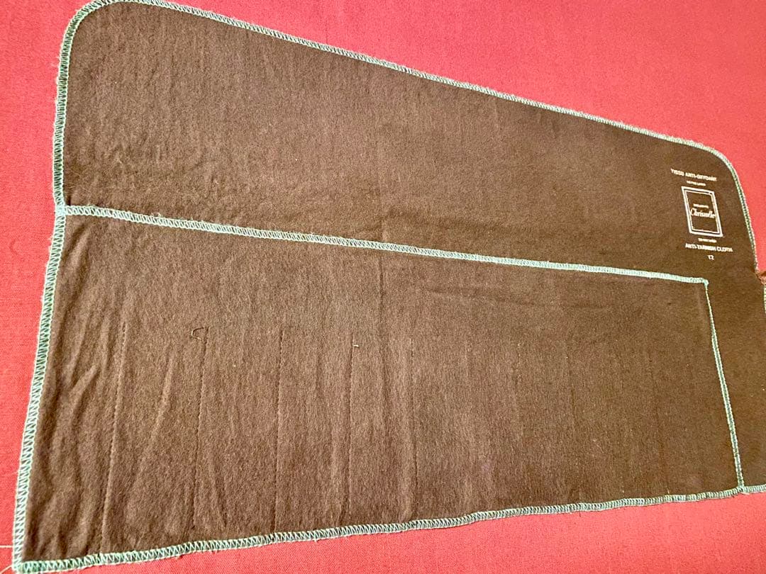 【専用商品】クリストフル黒檀箸ペアセット、純正保管袋、シルバークロス　計3点