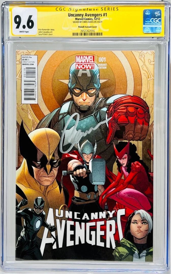 クリス・エヴァンス 直筆サイン marvel クリスエヴァンス サインカード