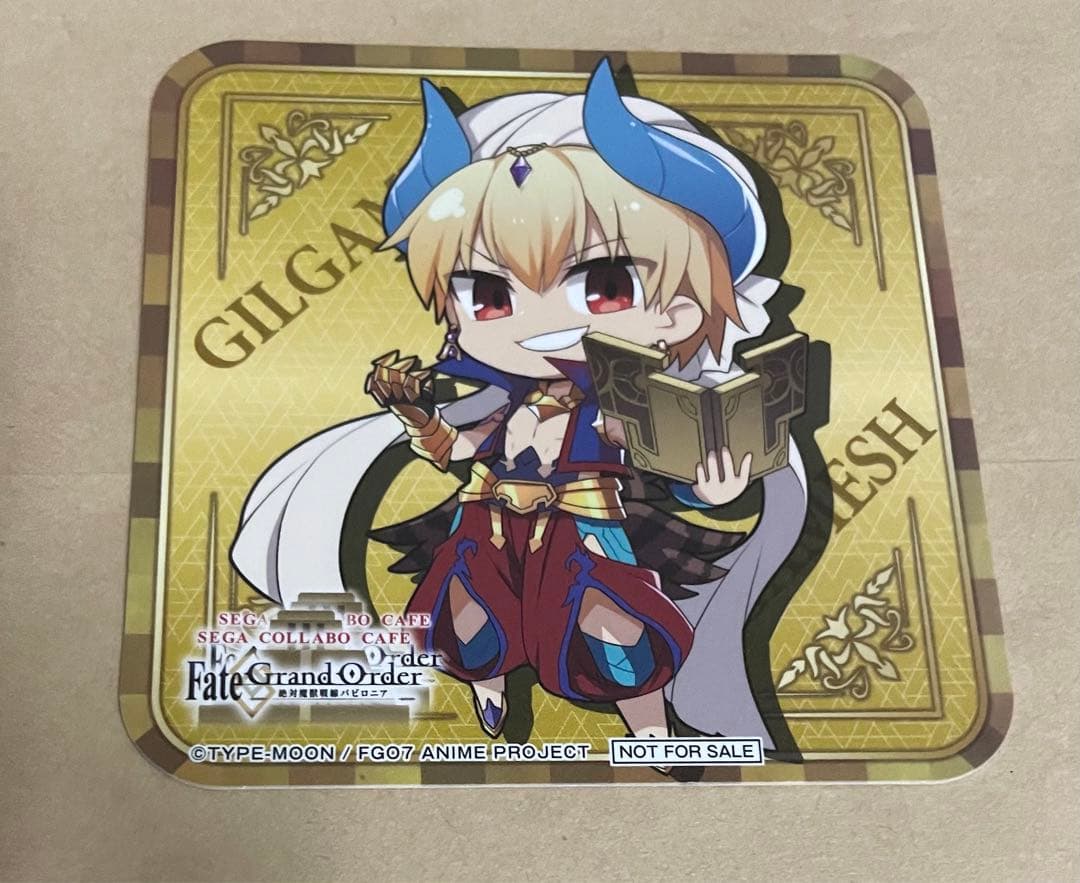 fgo  セガ　エラー品　コラボカフェ　ギル　ギルガメッシュ