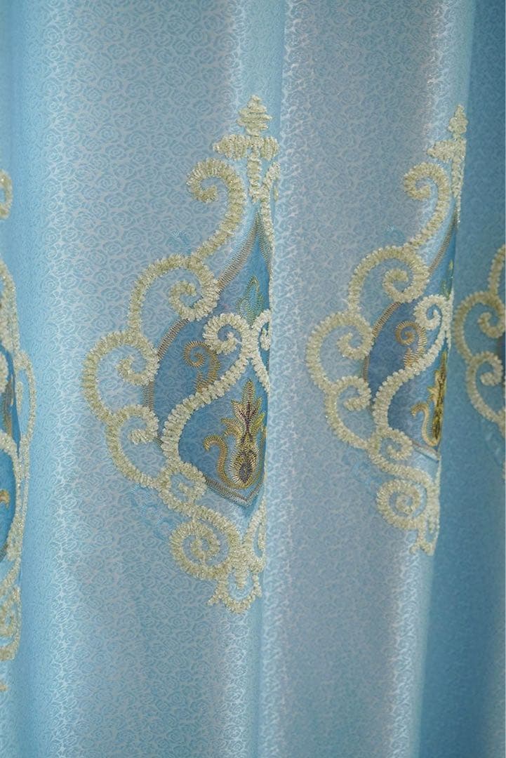 ドレープカーテン レースカーテン 刺繍 カーテン ヨーロッパ風 おしゃれ レース