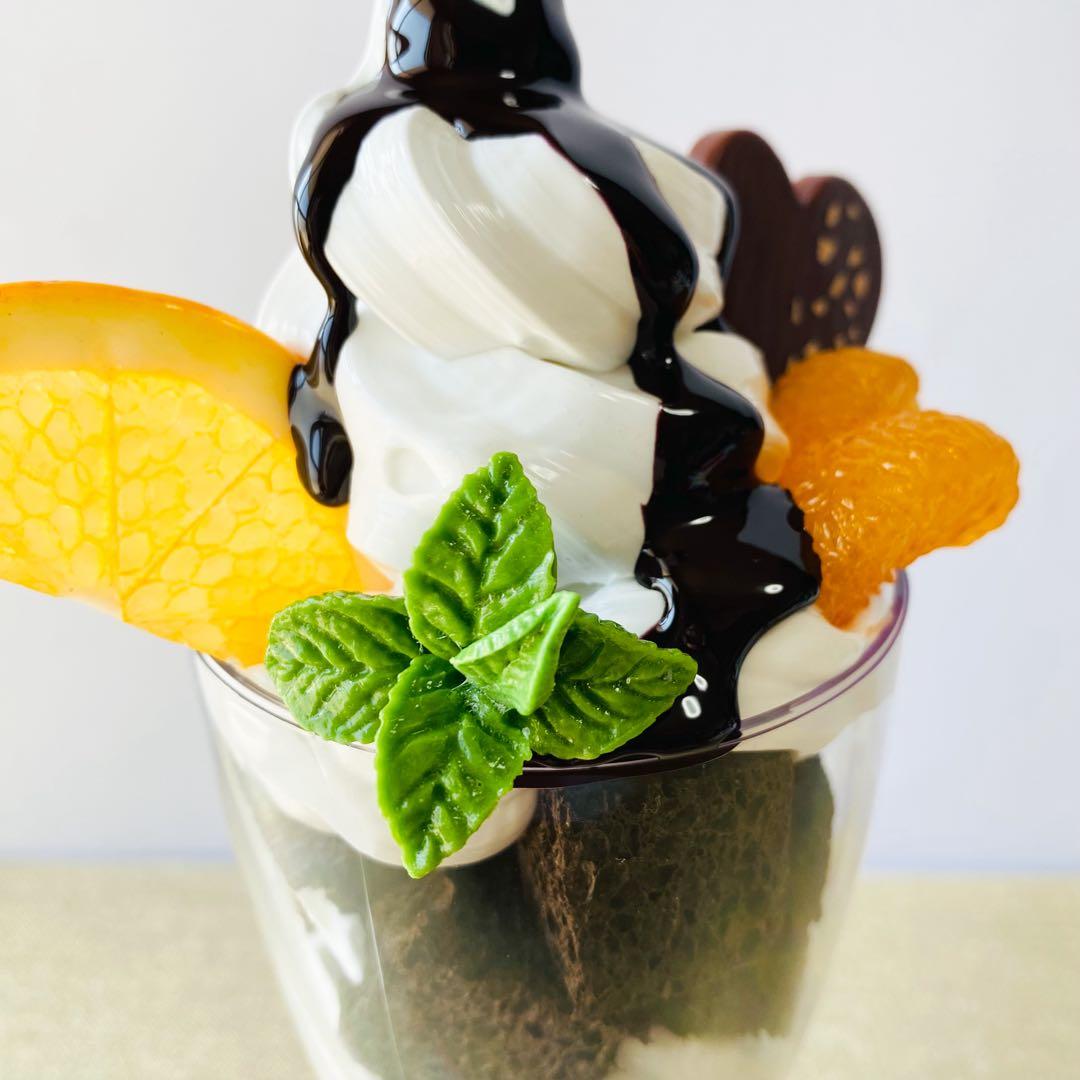 いちごパフェとチョコレートパフェセット2種セット　食品サンプル　フェイクスイーツ