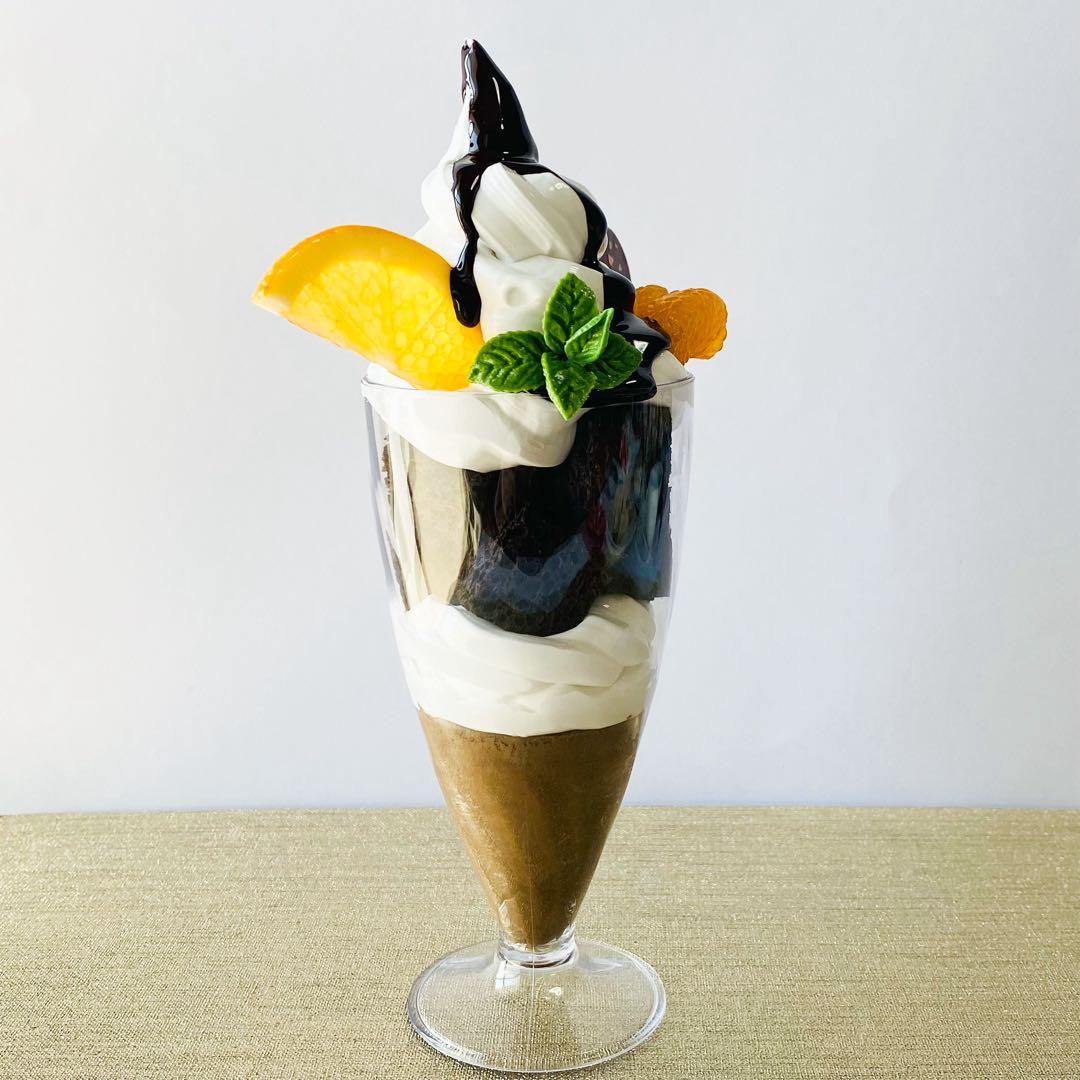 いちごパフェとチョコレートパフェセット2種セット　食品サンプル　フェイクスイーツ