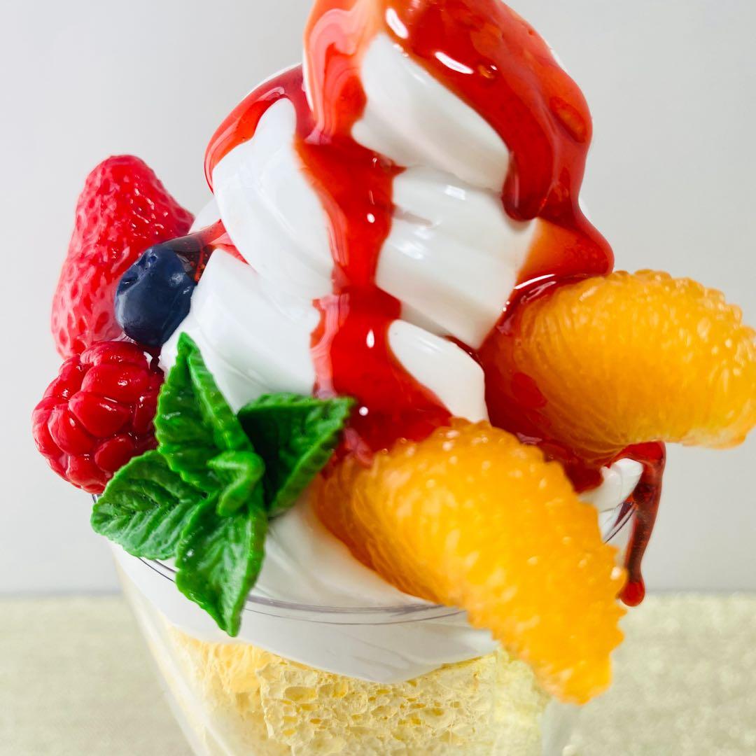 いちごパフェとチョコレートパフェセット2種セット　食品サンプル　フェイクスイーツ