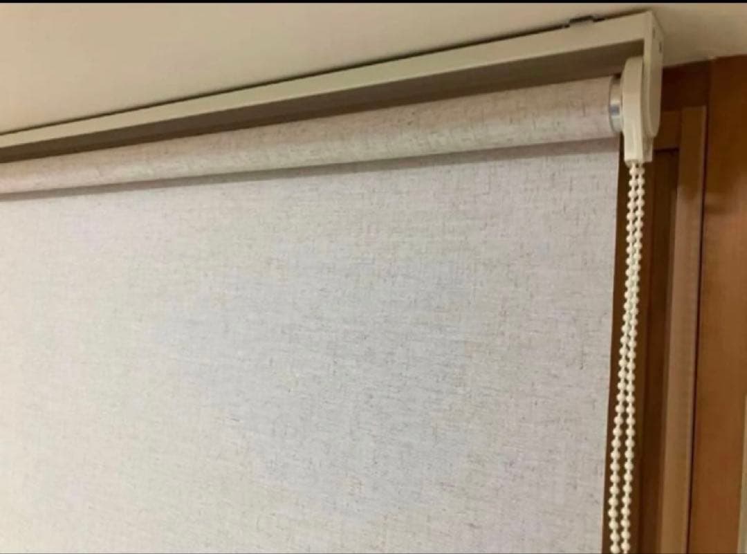 美品☆麻入りロールスクリーン(レプス 180cmX220cm)★