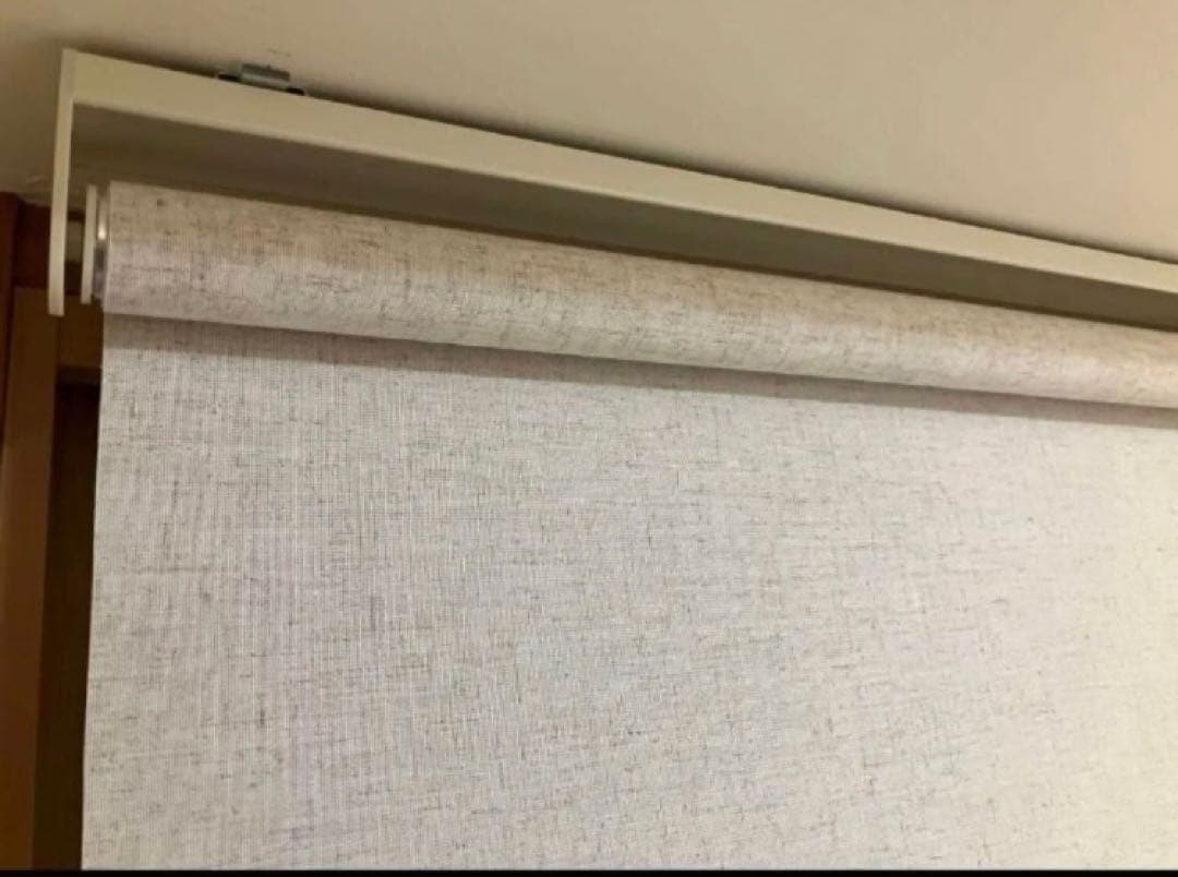 美品☆麻入りロールスクリーン(レプス 180cmX220cm)★