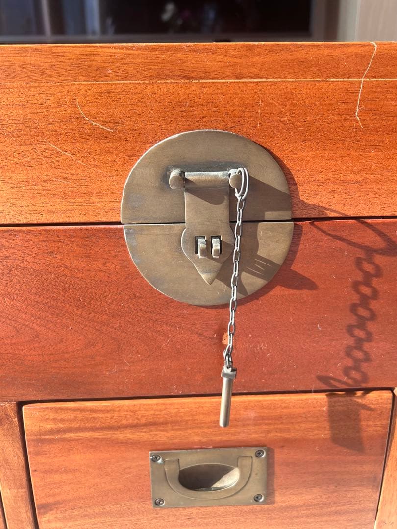 アンティーク調ボックスチェストベンチ H45✖️W99.2✖️D29.2