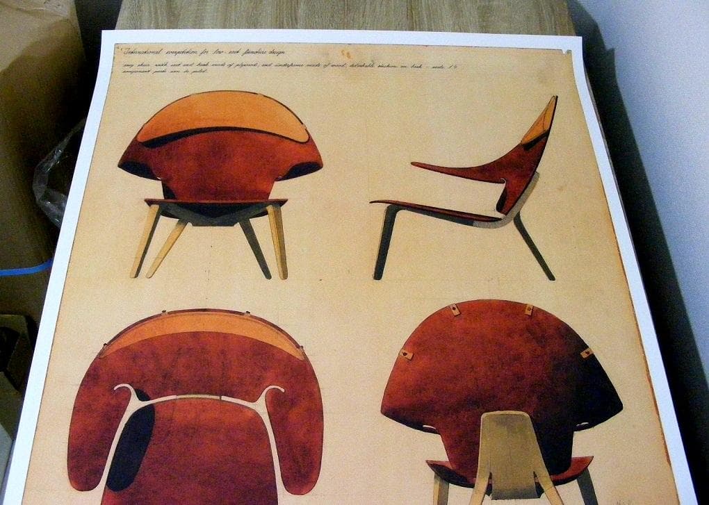 Hans J. Wegner Design Museum 2014年ポスター