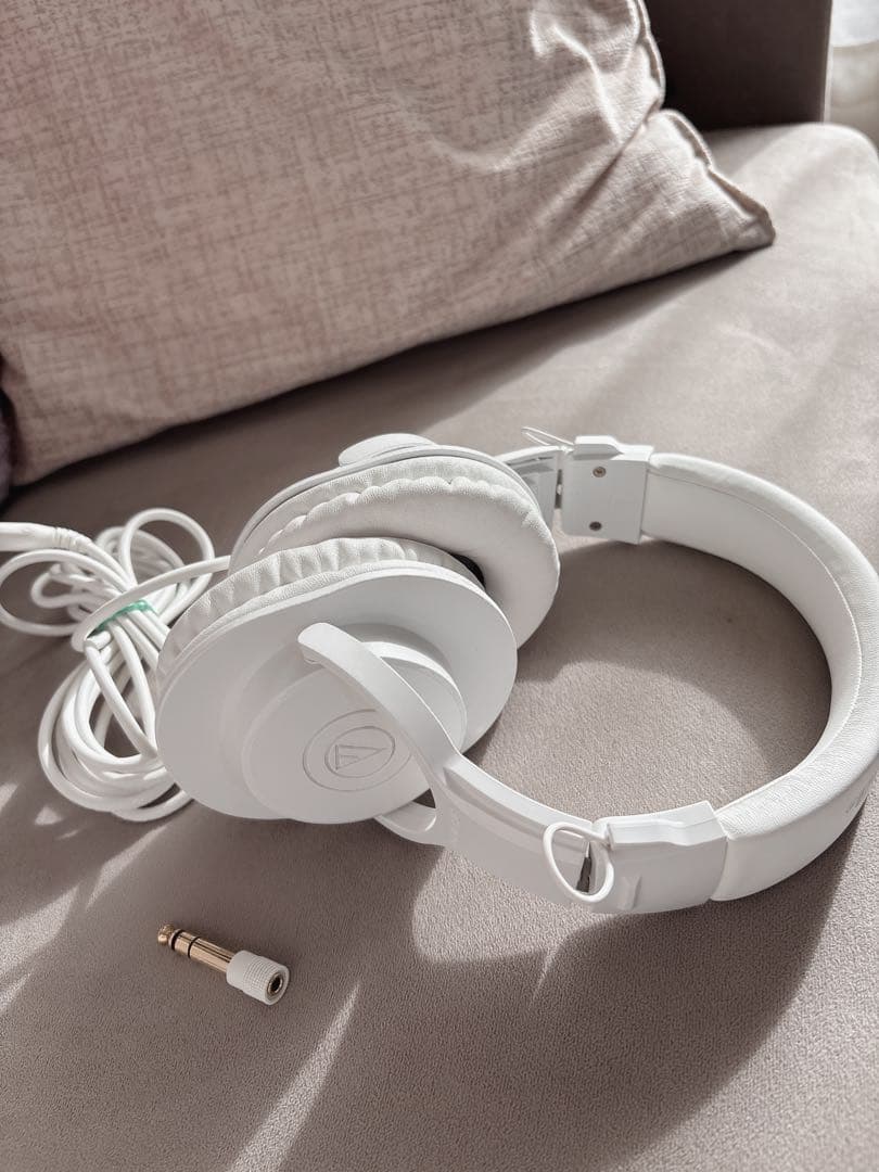 Audio Technica ATH-M20x WH 有線ヘッドホン