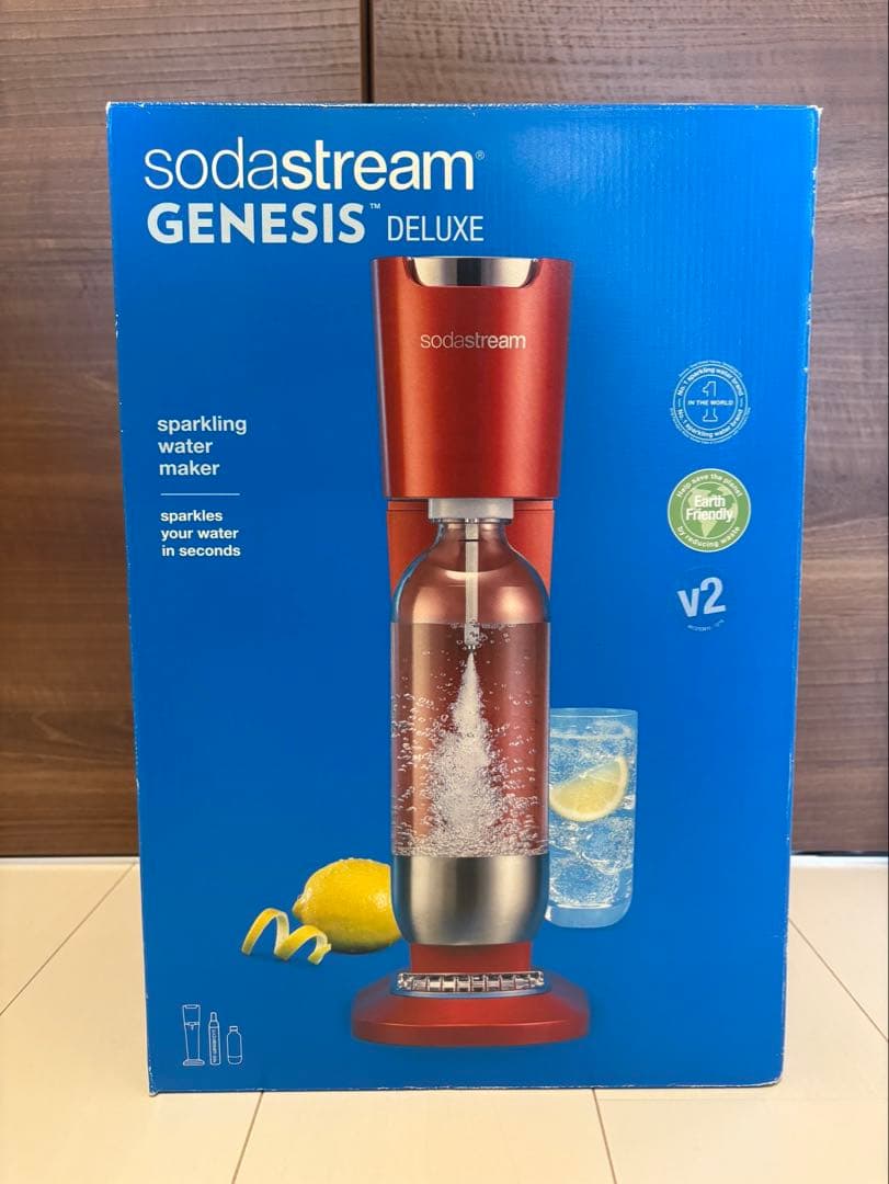 sodastream GENESIS DELUXE 炭酸水メーカー レッド