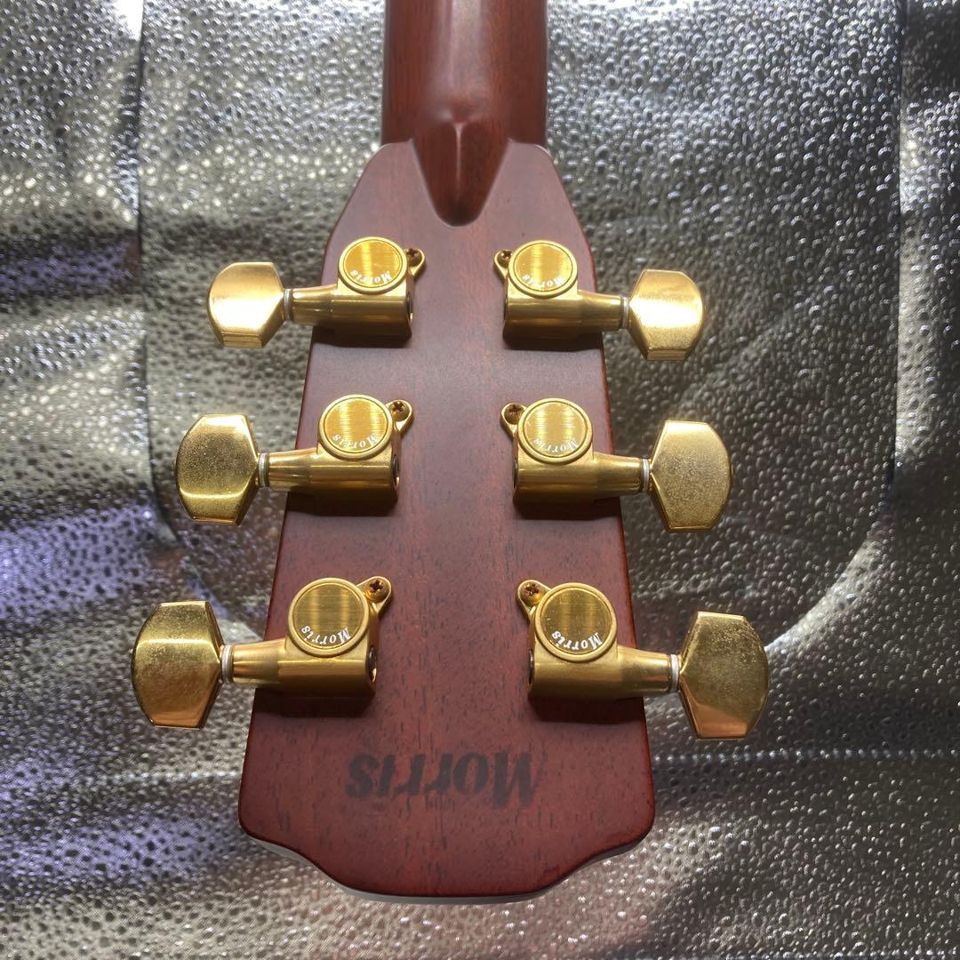 Morris M-100 アコースティックギター ケース付き　難あり現状