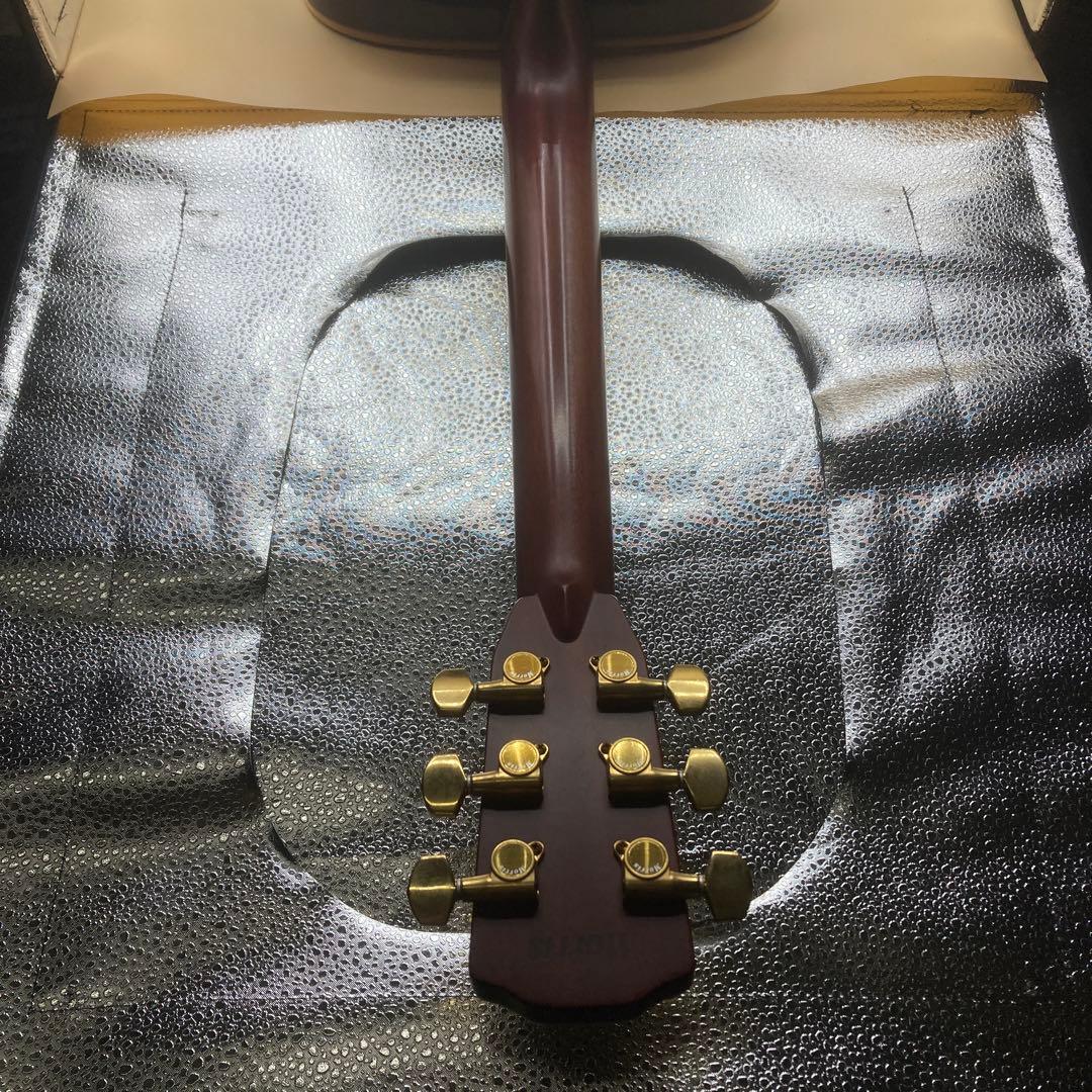 Morris M-100 アコースティックギター ケース付き　難あり現状