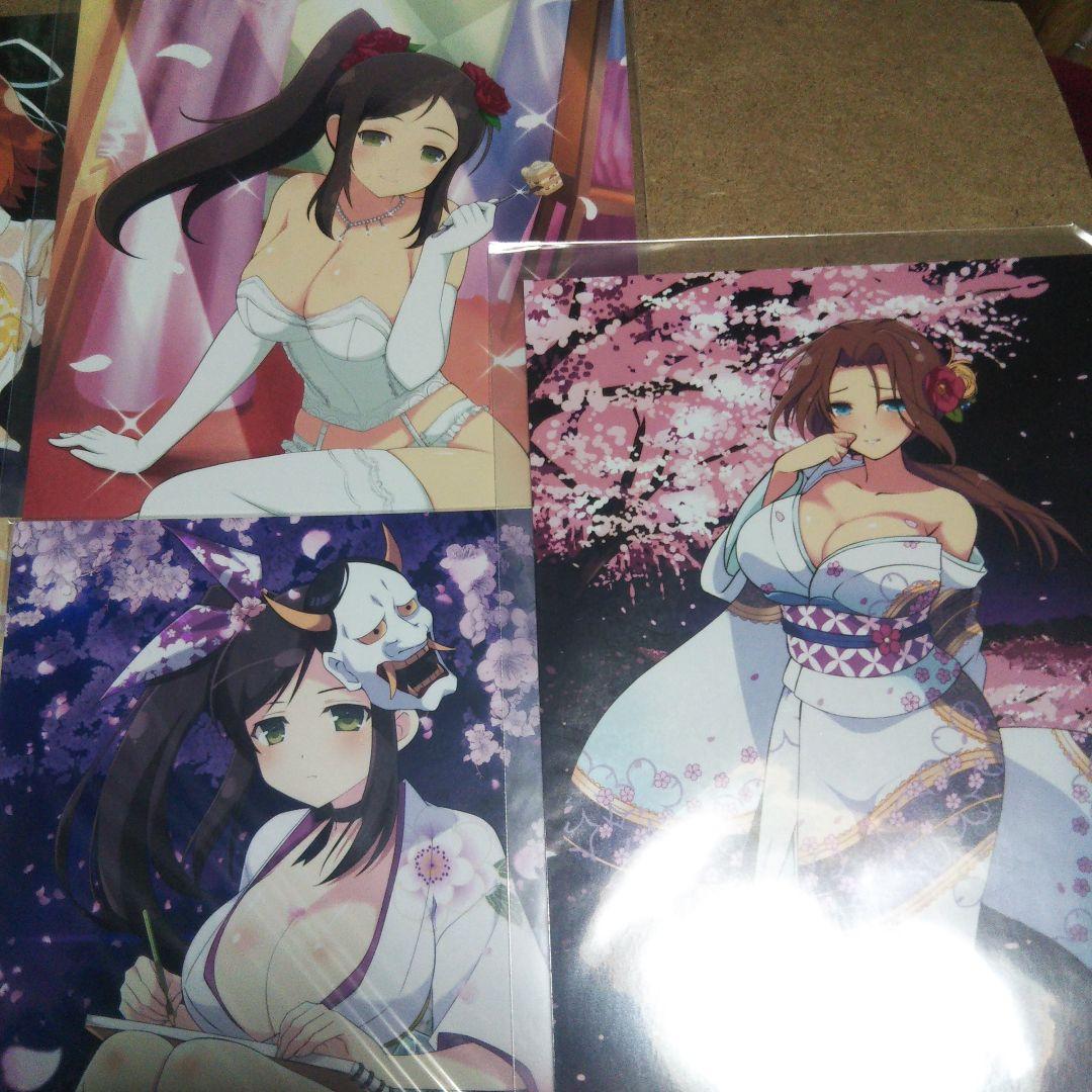 閃乱カグラ ウェディングドレス 銀塩ブロマイド 11枚セット