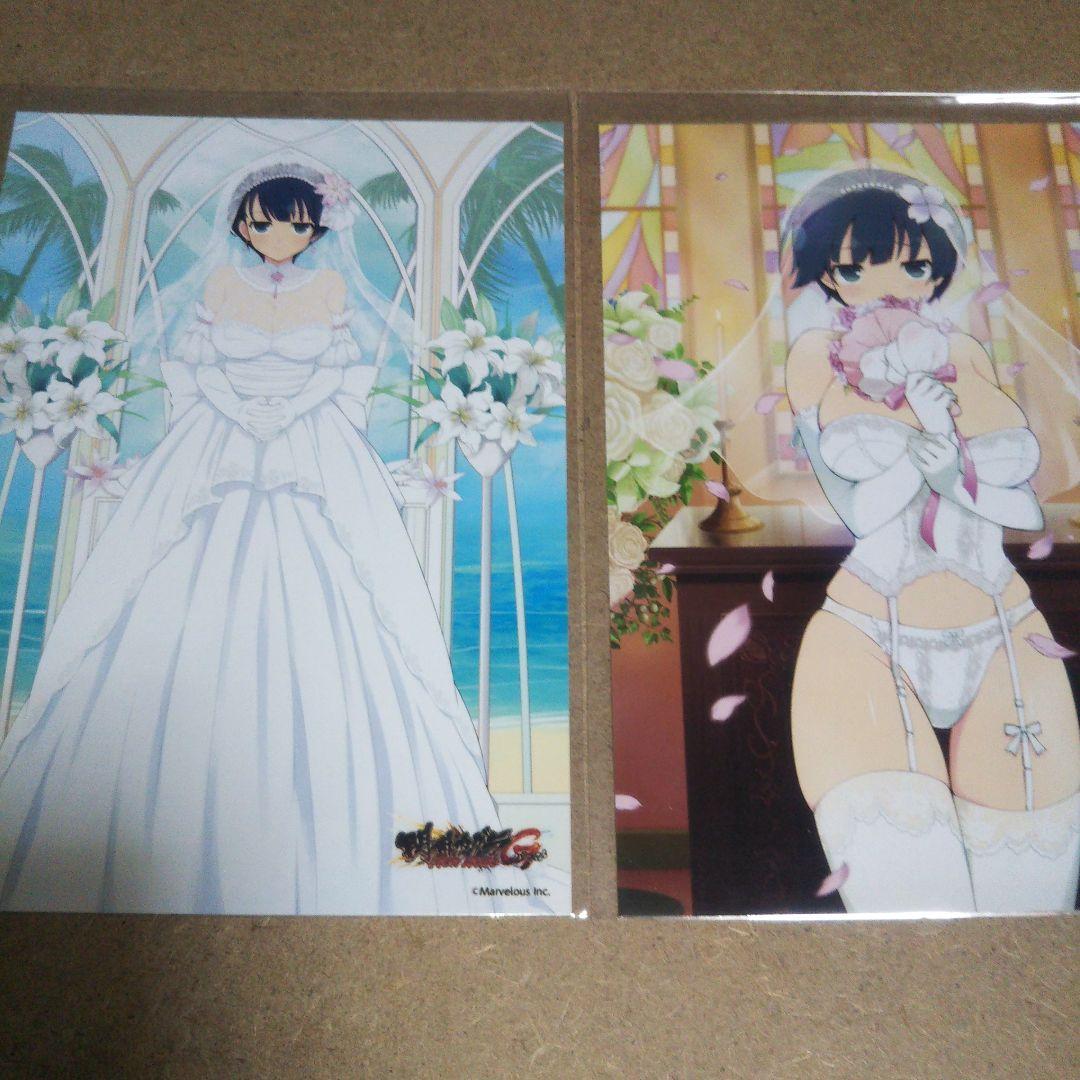 閃乱カグラ ウェディングドレス 銀塩ブロマイド 11枚セット