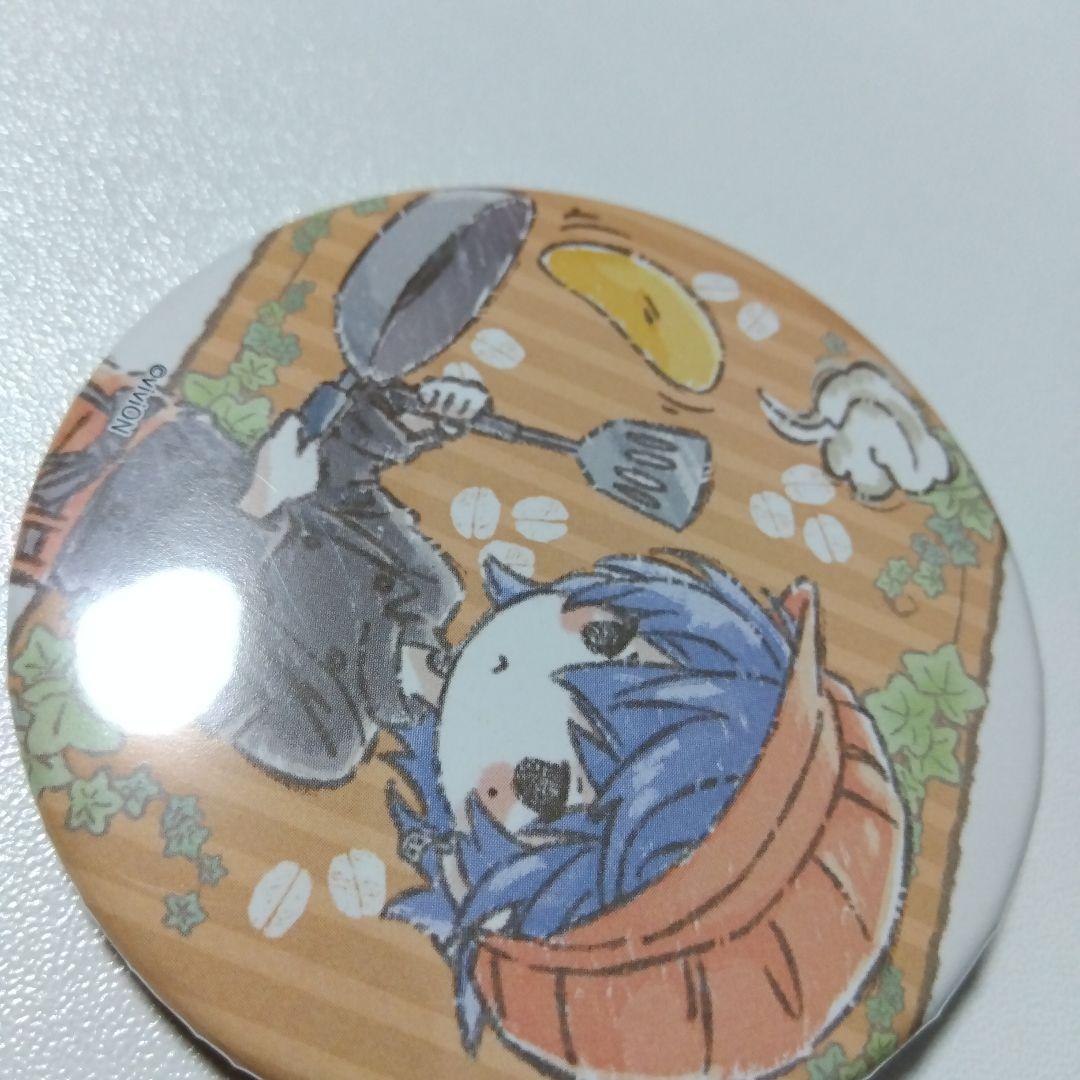 【クロケスタ】朱鷺燈一夜 グラフアート カフェ 缶バッジ