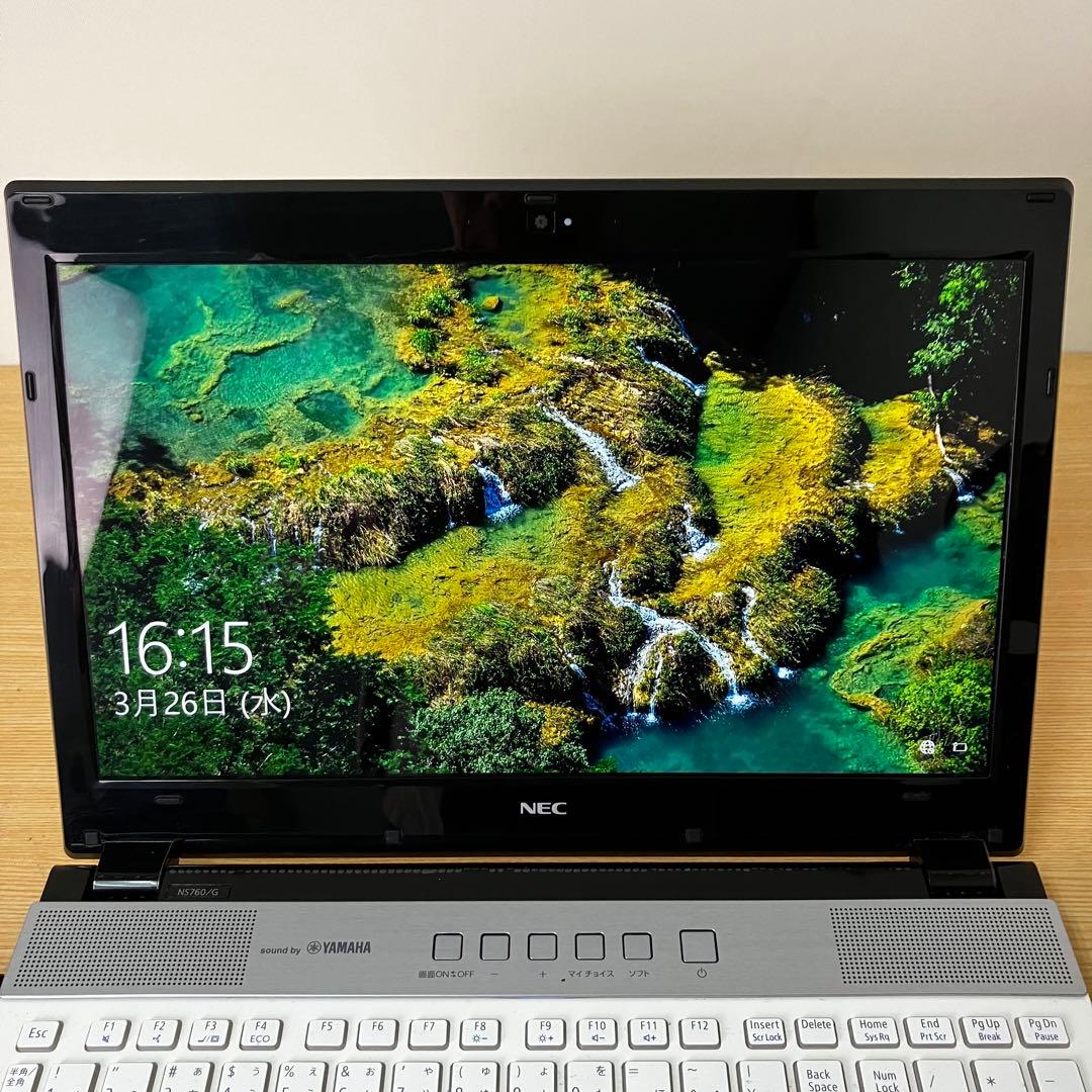 NEC ノートパソコン PC-NS760GAW-J 訳あり