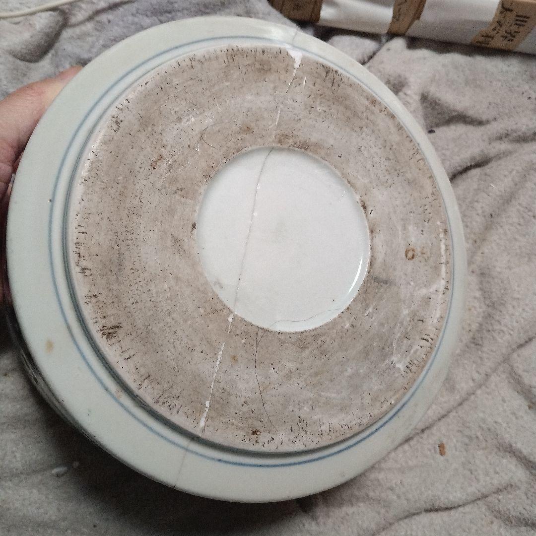 江戸時代.古伊万里深　割れてる
