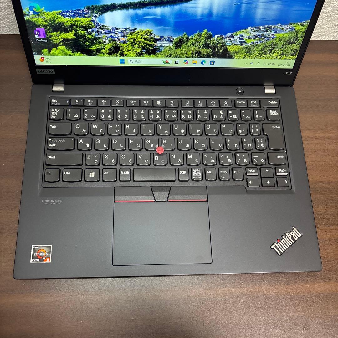 超美品×超高性能！Ryzen 5 PRO 4650U搭載ThinkPad X13