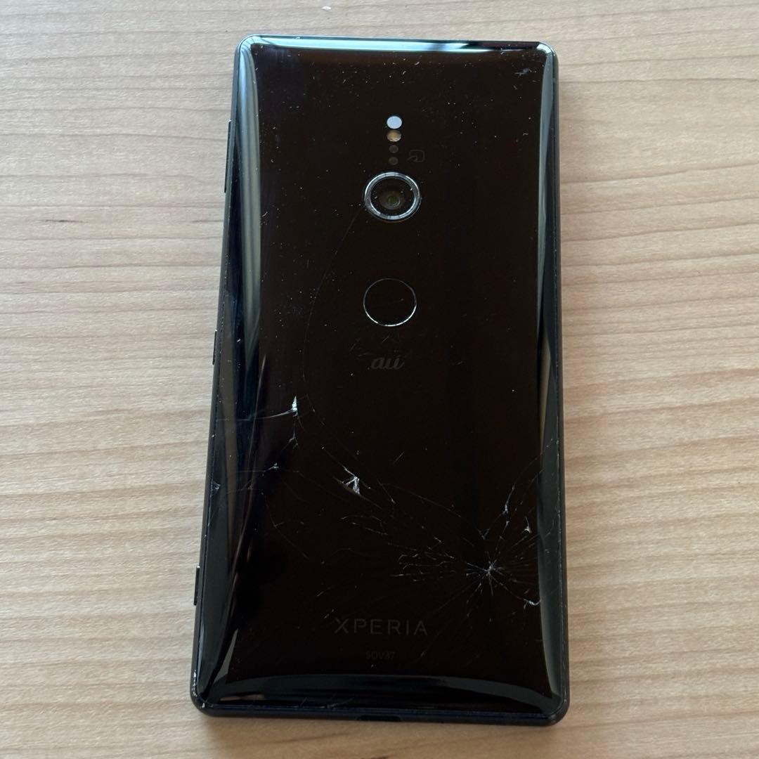 Xperia XZ2 SOV37 au SONY ソニー ブラック エクスペリア