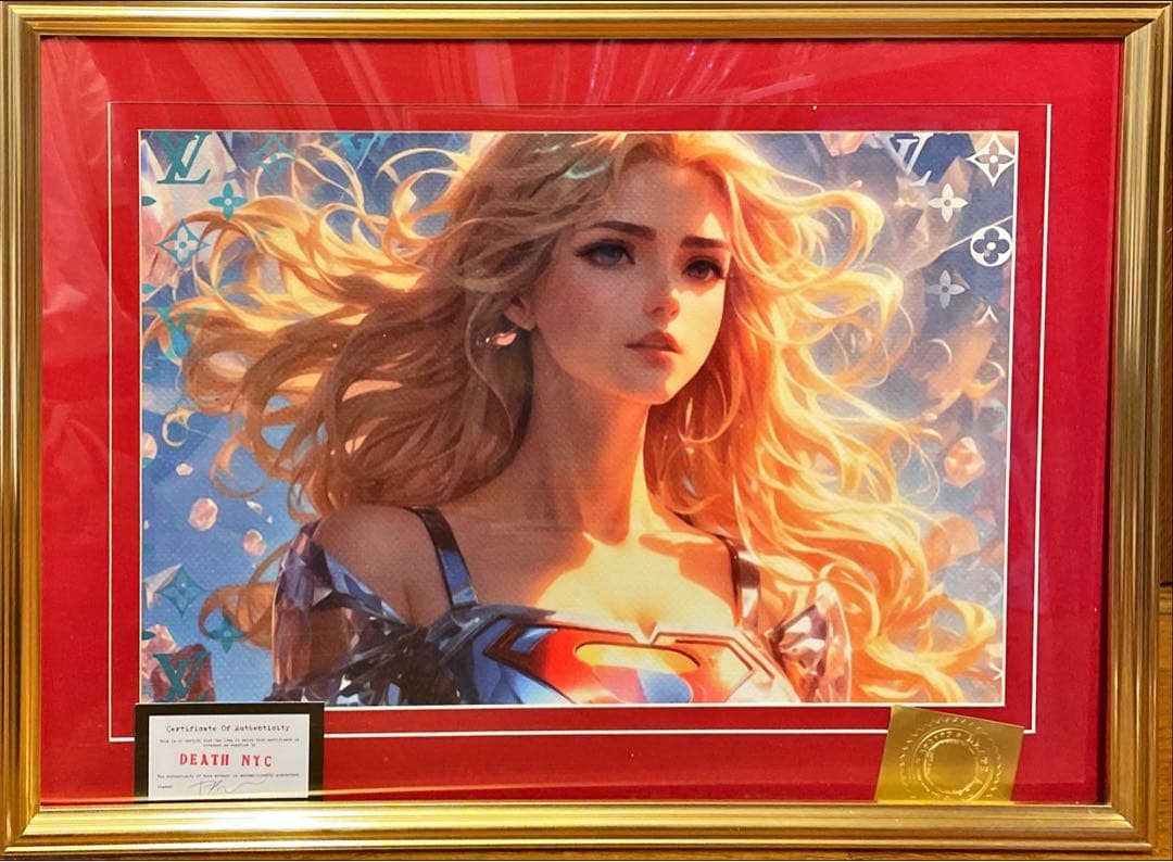 額込 世界限定100枚DEATH NYC アートポスター 現代アート 77