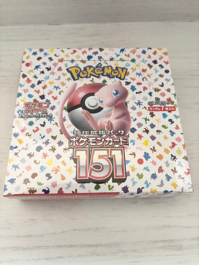 r*_様 ポケカ　151 シュリンク付き　1BOX 硬質ケース付き