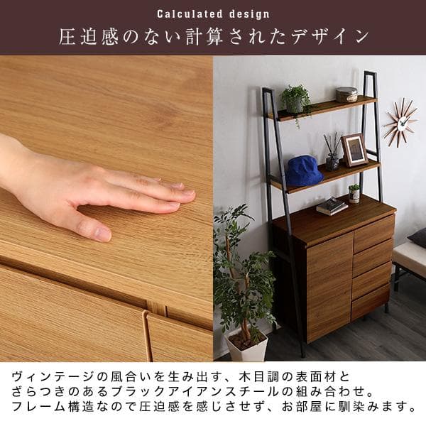 ヴィンテージ風チェストラック　扉＆チェストタイプ