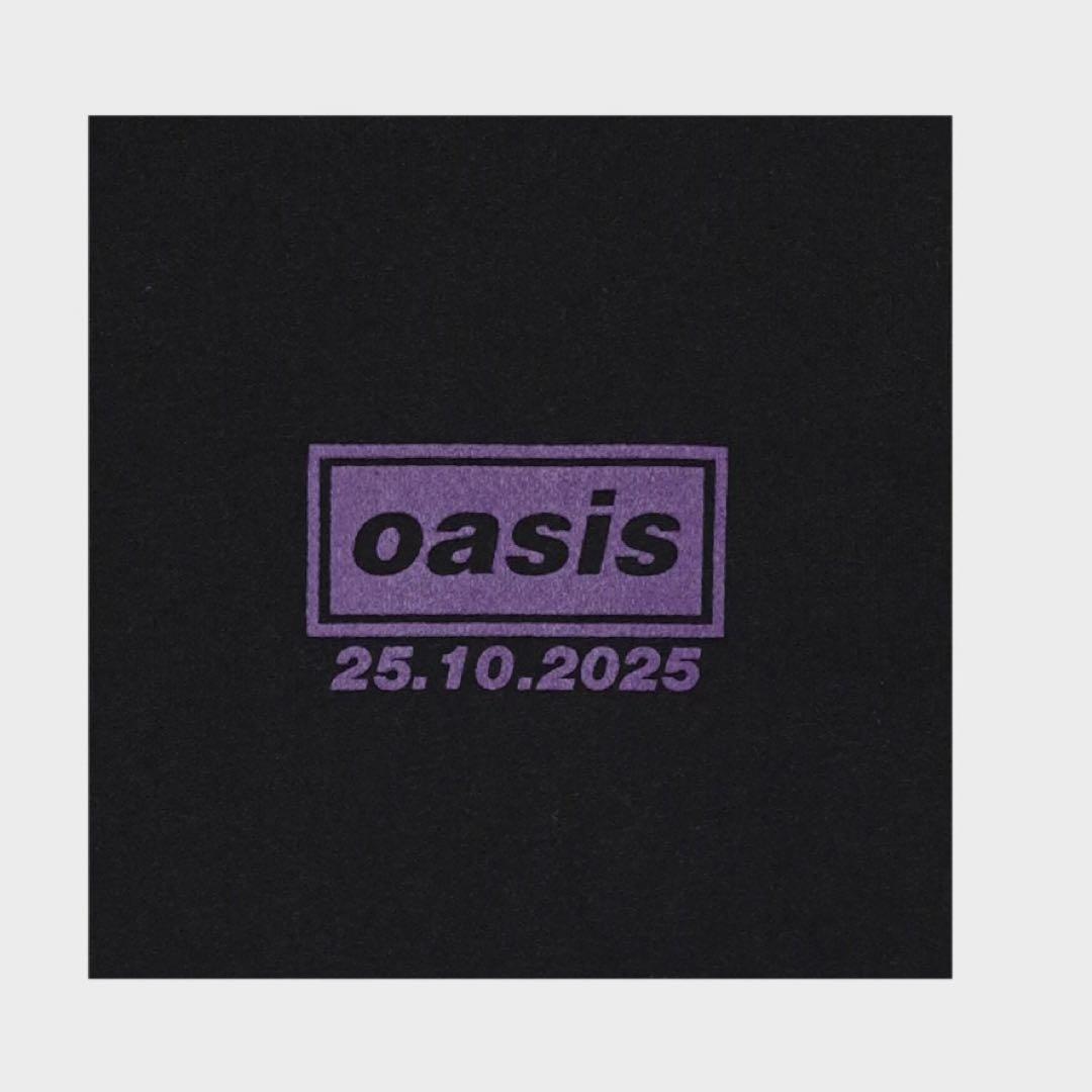 【新品】オアシス2025来日公演 公式ツアーTシャツ 東京ドーム 10.25 M