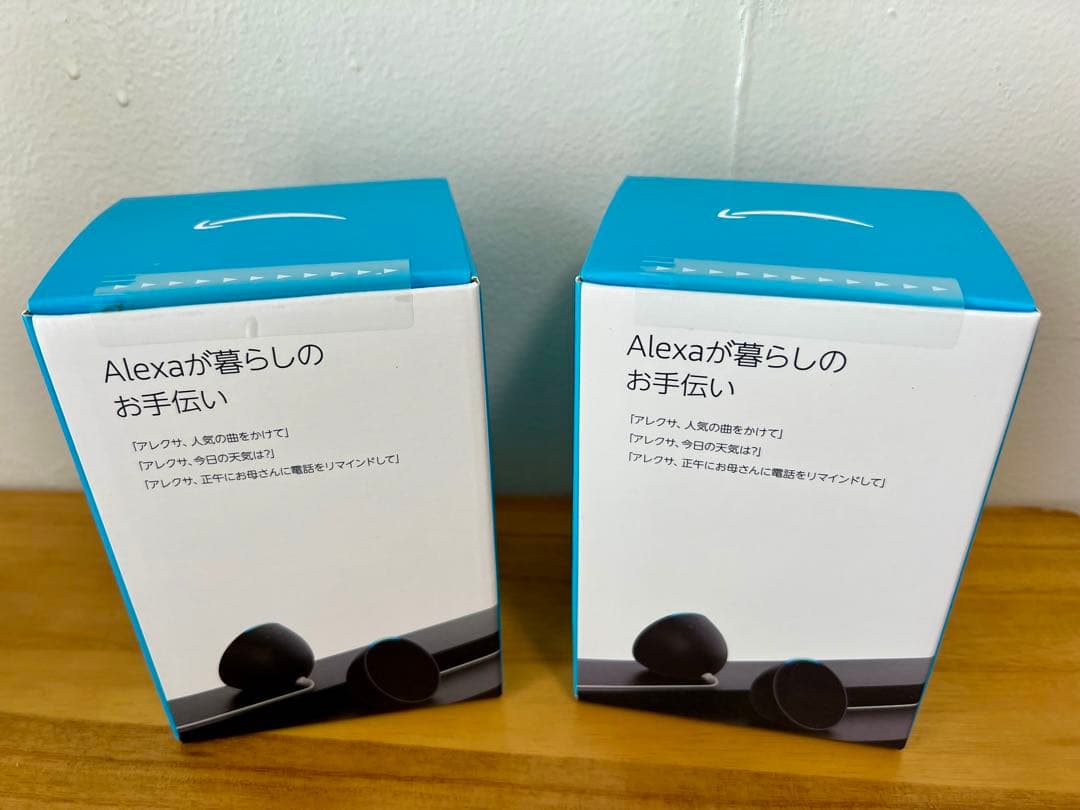 【新品未使用】Echo Pop スマートスピーカー２台セット　チャコール　黒