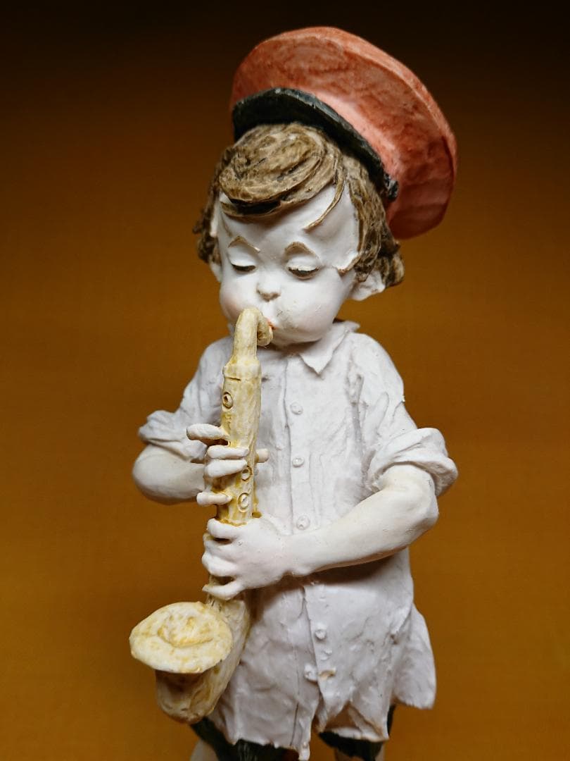 【美品】人形　陶器　イタリア　置物　インテリア　工芸品　美術品　A3317