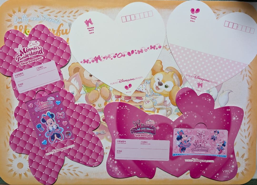 ディズニーランドホテル パルパルーザ ミニー ファンダーランド ルームキー 2種