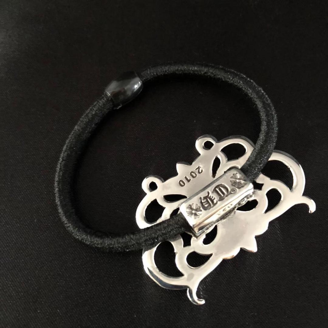 シルバー925 ヘアゴム　フローラル　人気　新品　3-34 9705