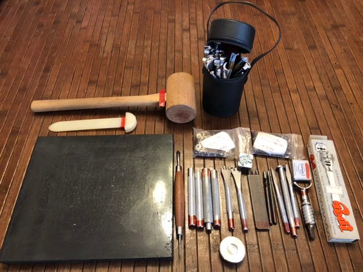 レザークラフト　55点工具セット