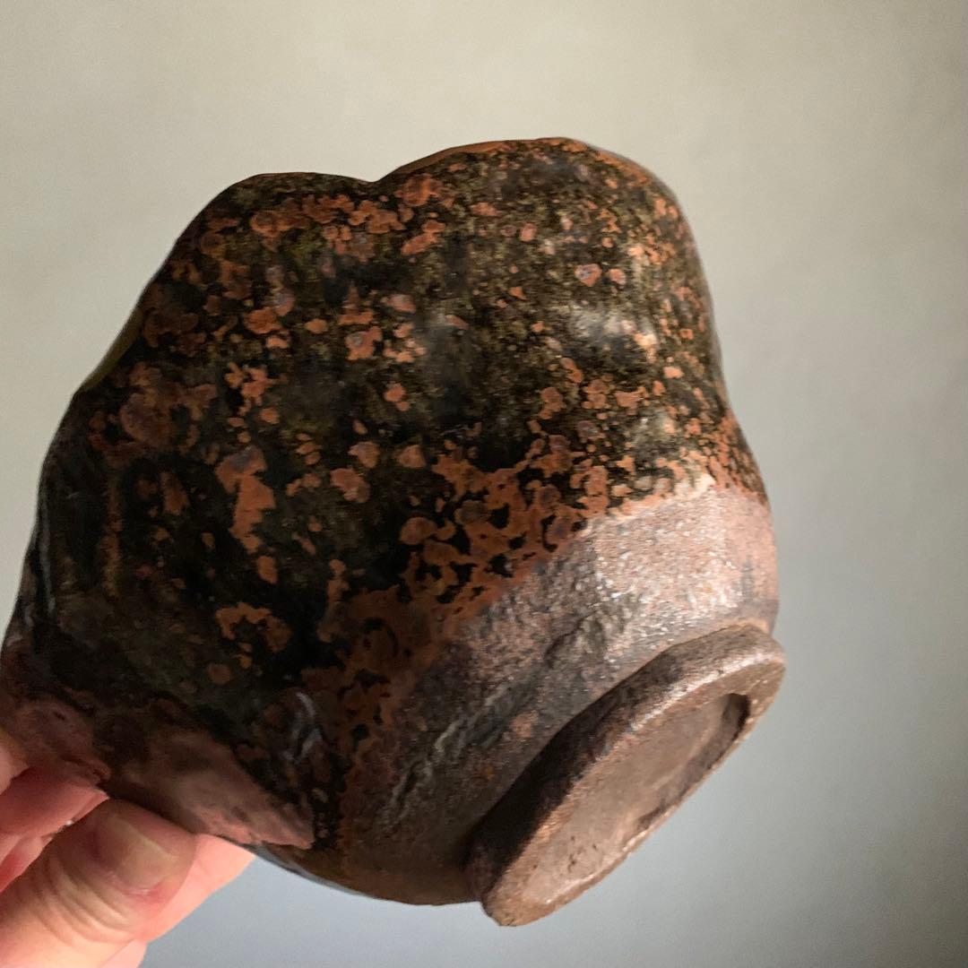 古丹波 蓮葉形 茶碗 鉢 茶道具 古美術 茶碗 古道具 アンティーク 丹波焼