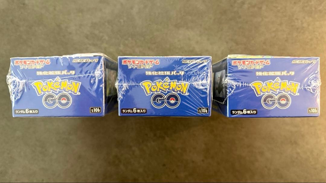 ポケモンカード ポケモンGO BOX シュリンク付き 3箱セット