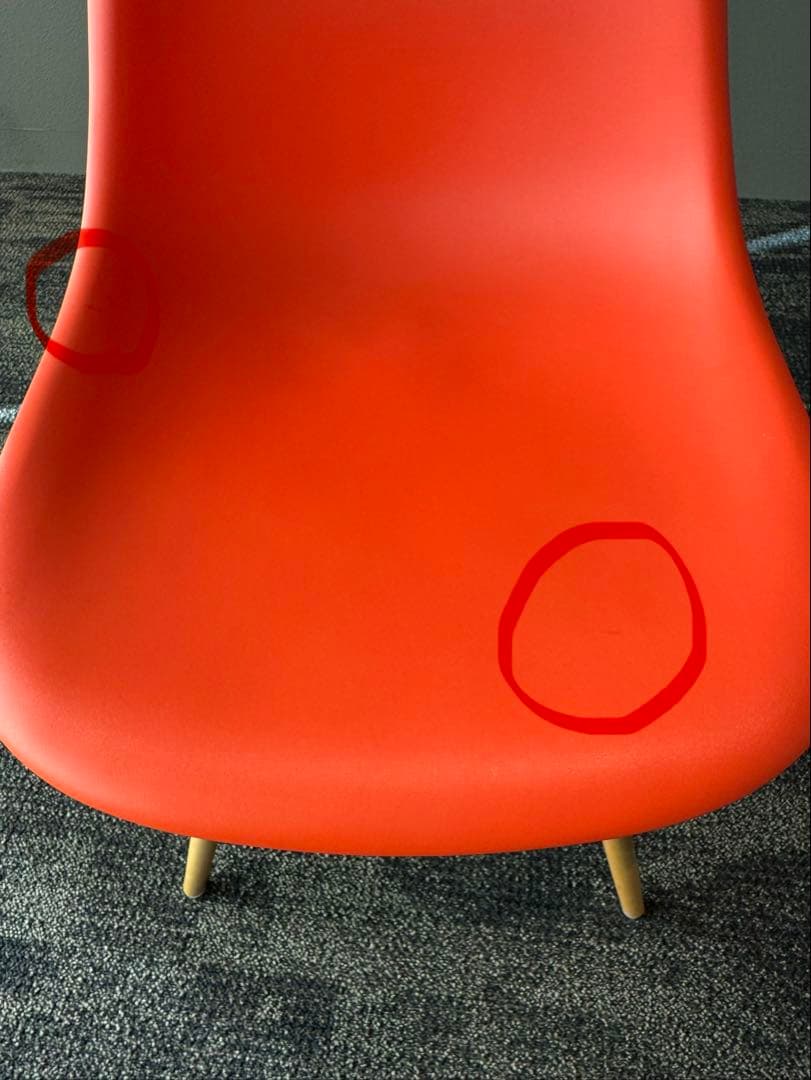 ハーマンミラー正規品　イームズプラスチックシェルサイドチェア