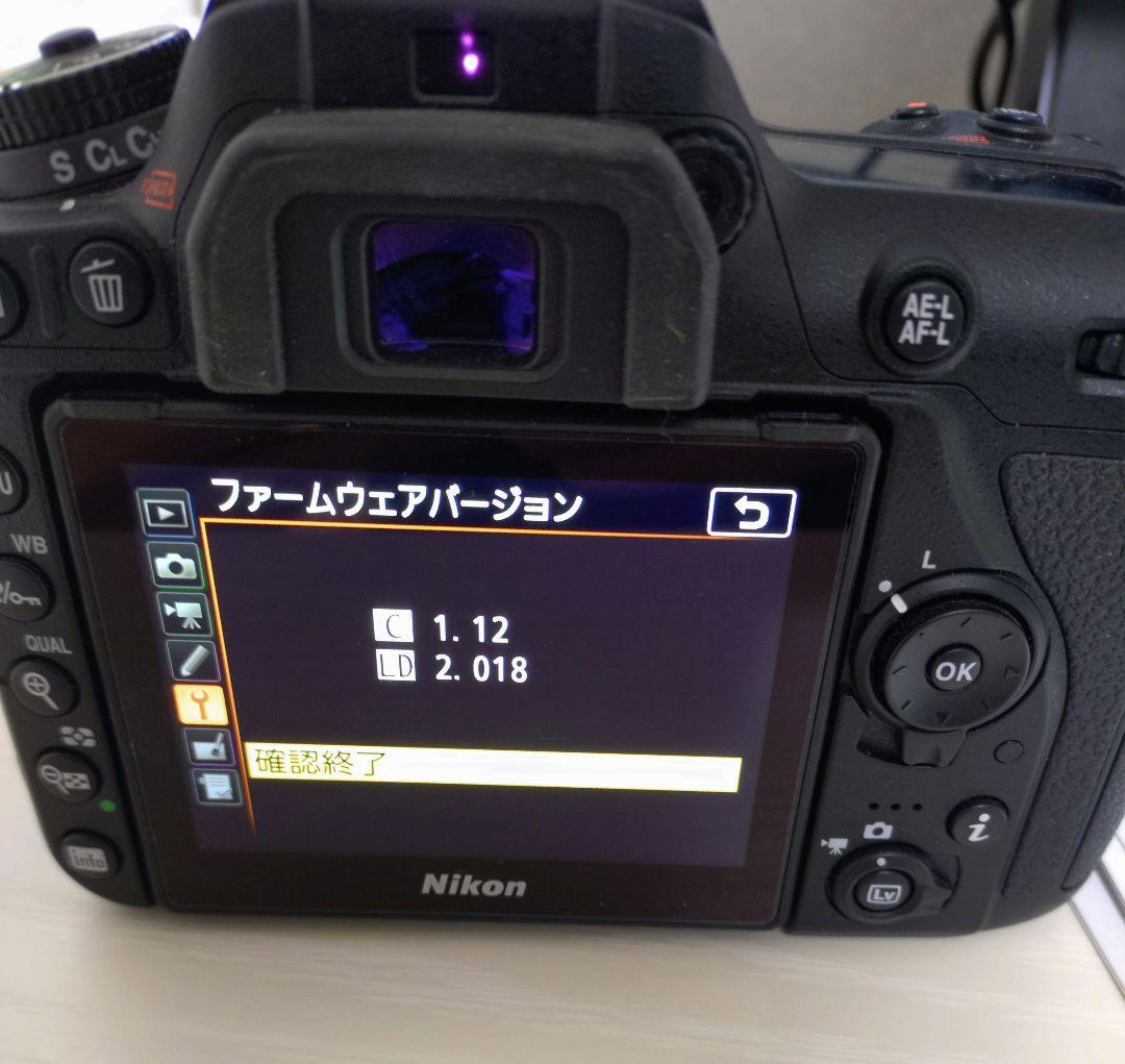 ニコンD7500 【美品】撮影1170回 ボディ+SDカード付