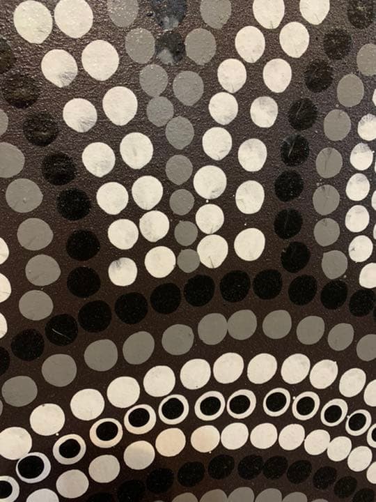 【訳あり】バリ島ドットアート 80×60cm 通常22,000円がなんと！
