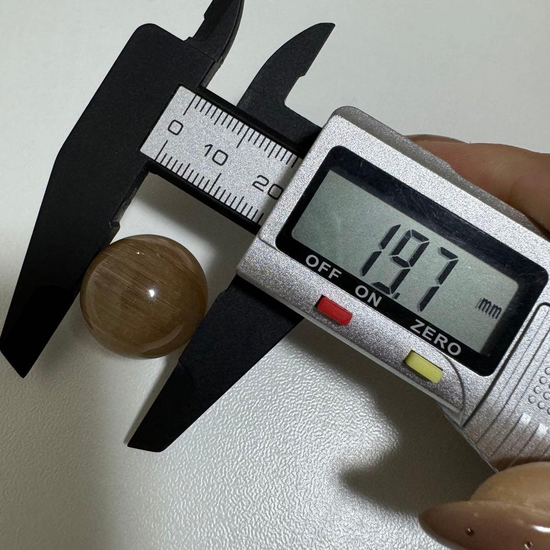 一点もの　天然石　粒　置物　穴なし　ブラウンサゲニティック　秋色　栗色　癒し