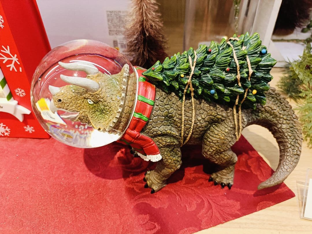 ▫ダルトン▫スノードーム▫恐竜▫トリケラトプス▫クリスマスツリー▫DULTON
