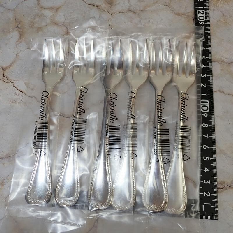 RU-5664　クリストフル　マルメゾン　ケーキフォークスプーン　セット　未開