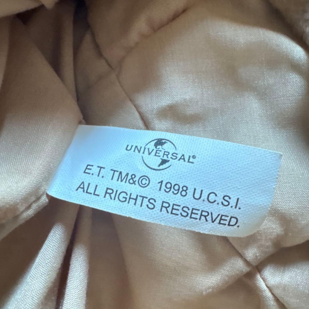 奇跡のデッドストックUSJ初期 E.T. ぬいぐるみキャップ タグ・検品シール付