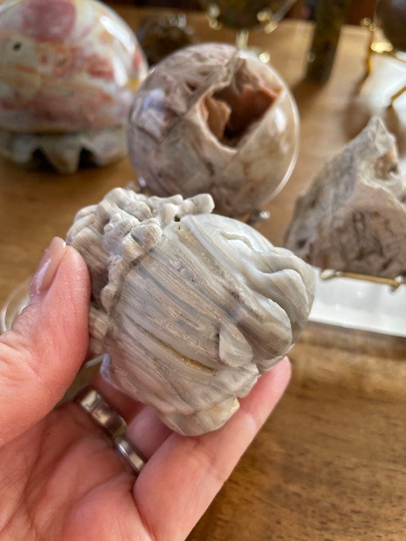 原石、龍亀、スフィア