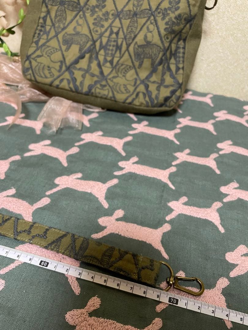 ショルダーバッグ　ミナペルホネン　ハンドメイド　ミニバッグ　インバッグ　バッグ