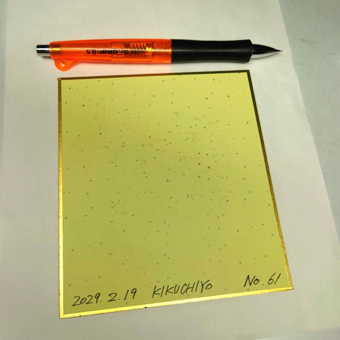 【手描きイラスト 061】オリジナル原画色紙 猫「マリー・アントワネットと愛猫」