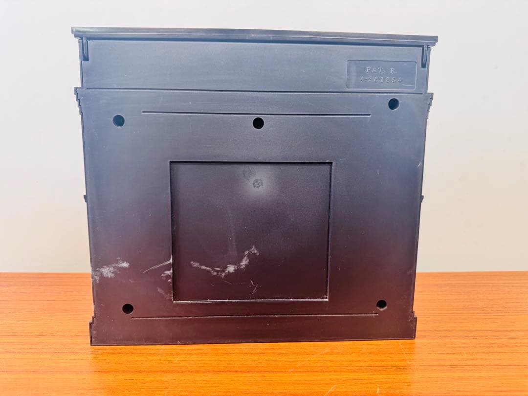 置時計 木製 アンティーク調 収納付き 動作品