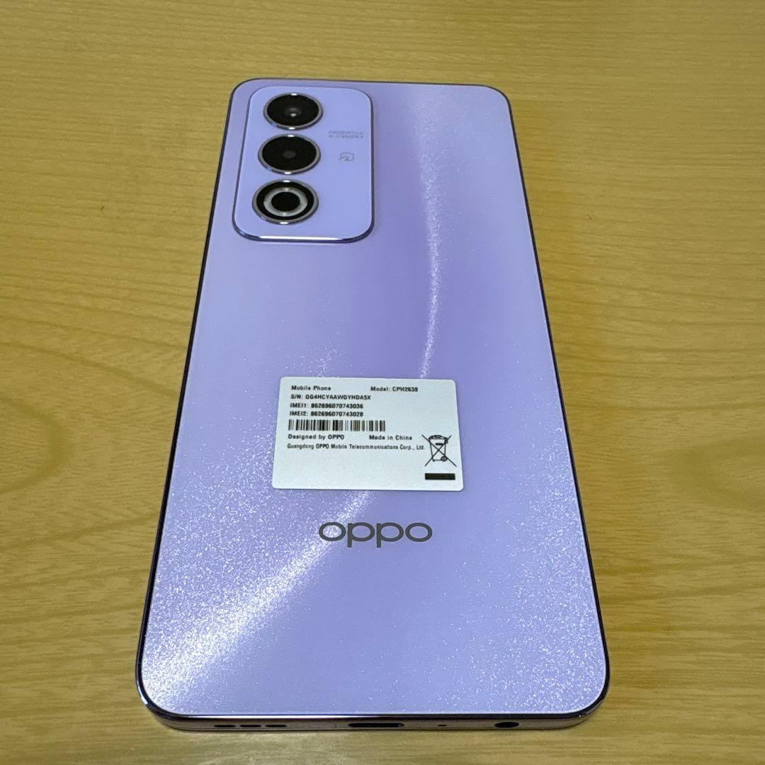 Oppo A3 5G 紫色 本体 箱付き オッポ 128BG パープル