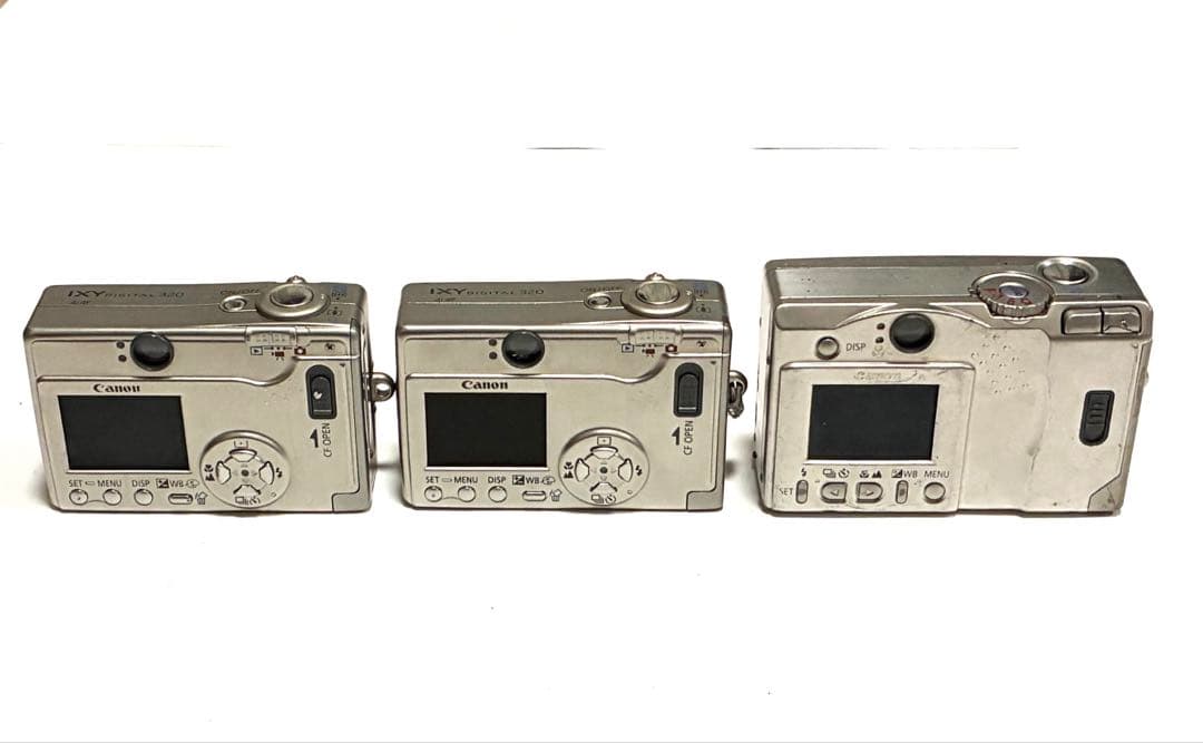Canon IXY DIGITAL 320／PC1008 デジカメ 3台セット