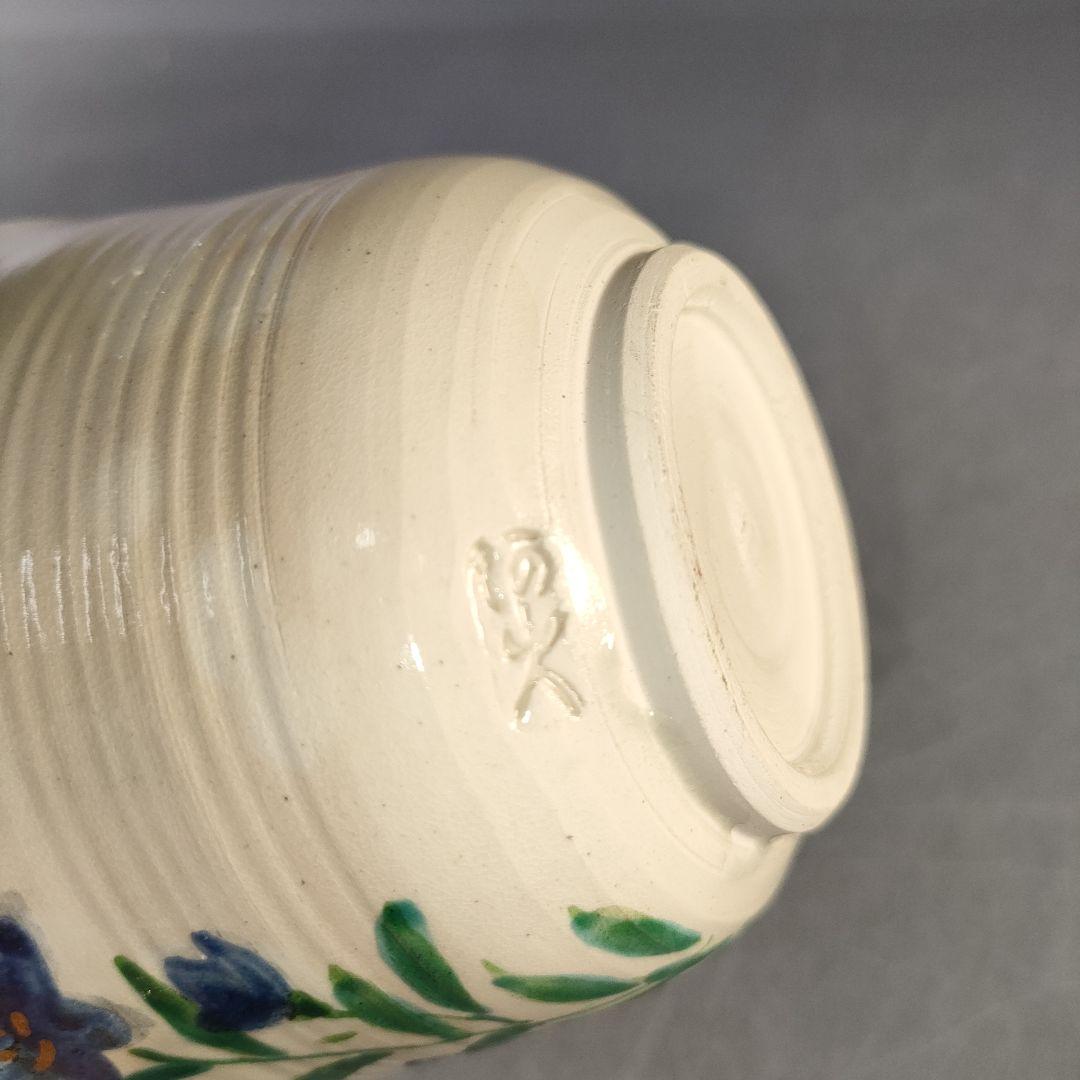 A1254-1/阿山人 造/桔梗の画向付5客/共箱/飾鉢/盛鉢/菓子鉢/懐石道具