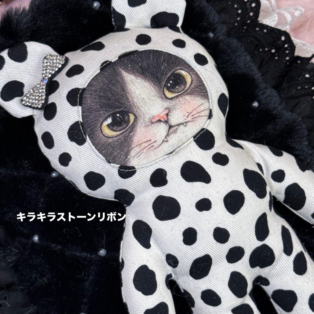 コヤンイサムチョン♡ダルメシアンジョース君キルティングパール付ファーのサコッシュ
