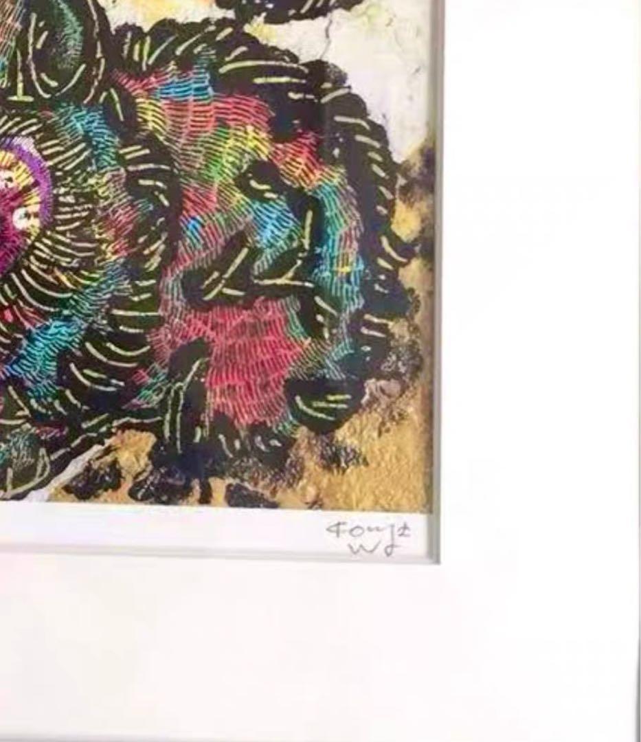 小松美羽　版画「干支神獣 猫年」