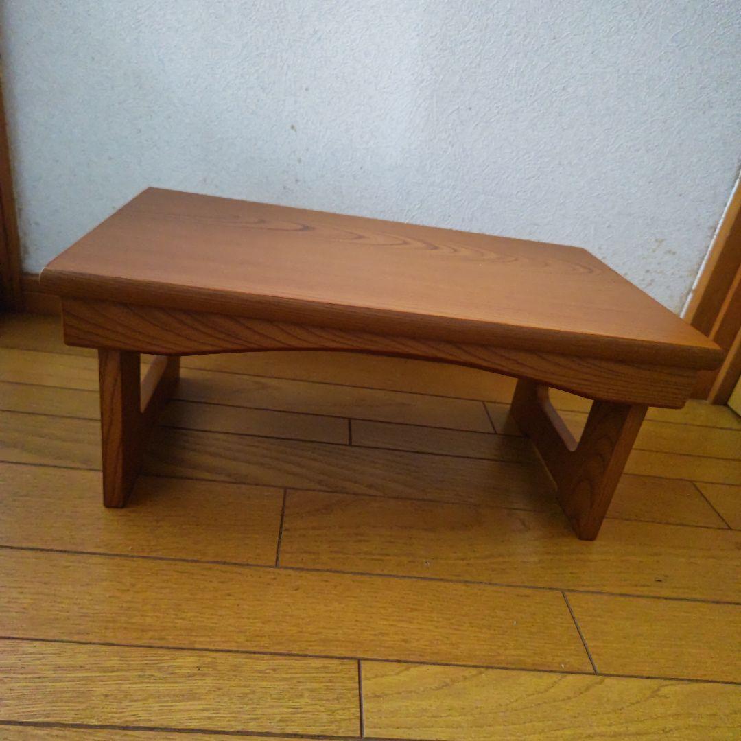 供物机(経机) 木目調 16号　経机掛け２枚付き